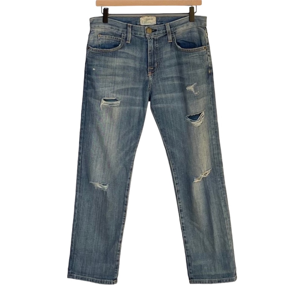 Current/Elliott Boyfriend Super Loved Destroy Jeans